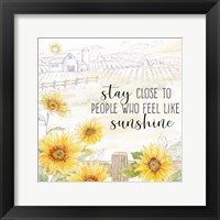 Good Morning Sunshine X-Stay Close Fine Art Print