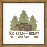 Lost in Woods V-Old Bear Fine Art Print