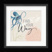 Free As the Ocean VI on Sand Fine Art Print