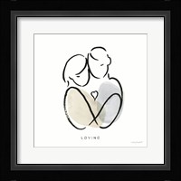 Lines of Life II Framed Print