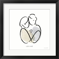 Lines of Life II Framed Print