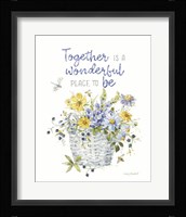 Lovely Blues XVIX Framed Print