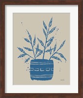 Vallarta Blue Botanical Sketches IX Fine Art Print