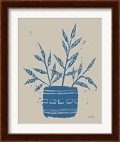 Vallarta Blue Botanical Sketches IX Fine Art Print