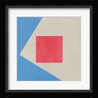 Azure Blue Silk Abstract I Fine Art Print