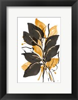 Amber Black and Gold II Fine Art Print