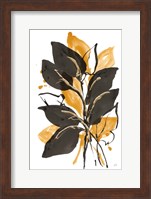 Amber Black and Gold II Fine Art Print