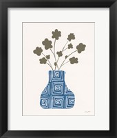 Shadow Vessels II Vallarta Blue Framed Print