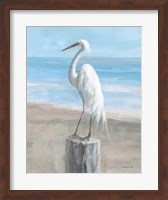 Egret by the Sea Fine Art Print