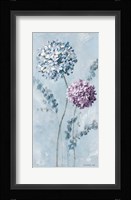 Airy Blooms II Purple Framed Print