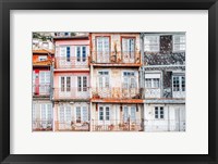 Porto Houses Framed Print