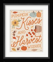 Harvest Wishes III Framed Print