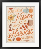 Harvest Wishes III Framed Print