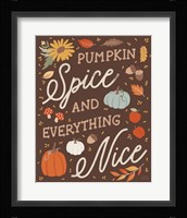 Harvest Wishes V Framed Print