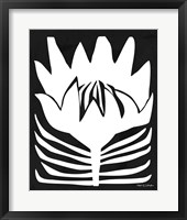 Flower Power II WB Framed Print