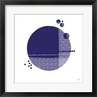 Tribeca II Indigo Framed Print