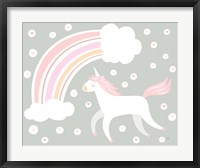 Happy Unicorn Neutral Fine Art Print