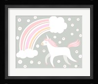 Happy Unicorn Neutral Fine Art Print