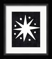 Christmas Whimsy Star Framed Print