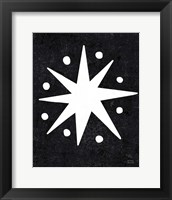 Christmas Whimsy Star Framed Print