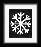 Christmas Whimsy Snowflake Framed Print