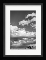 Long Way to Ride BW Framed Print