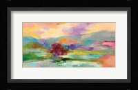 Sunset Lake Hues Fine Art Print