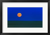 Full Moonrise, Alberta, Canada Framed Print