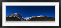 Panorama Of Lake Louise Under Winter Moonlight Fine Art Print