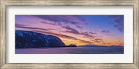 Sunset Over the Sea Cliffs Of Finnkirka, Norway Fine Art Print