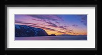 Sunset Over the Sea Cliffs Of Finnkirka, Norway Fine Art Print