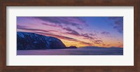 Sunset Over the Sea Cliffs Of Finnkirka, Norway Fine Art Print