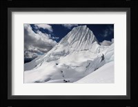 Advanced Campsite on Nevado Alpamayo Mountain, Peru Fine Art Print