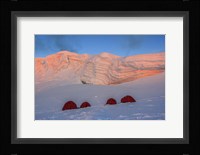 Base Camp at Nevado Alpamayo & Nevado Quitaraju in Peru Fine Art Print