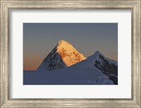 Sunrise on Artesonraju Mountain, Peru Fine Art Print