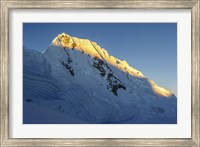 Sunrise on Quitaraju Mountain in the Cordillera Blanca in the Andes Fine Art Print