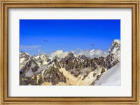 Aiguille De Leschaux and Petit Jorasse Mountains Fine Art Print