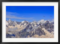 Glacier Du Talefre As Seen from La Vallee Blanche, France Fine Art Print