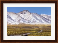 Panoramic View Of the Lascar Volcano Complex in Chile Fine Art Print