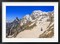 The Mont Blanc Mountain As Seen from the Torino Refuge Fine Art Print