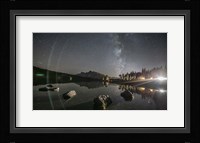 Milky Way Over Two Jack Lake Fine Art Print