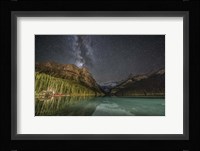 Milky Way Over Lake Louise in Banff National Park, Alberta, Canada Fine Art Print
