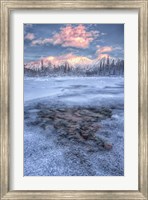 Sunset, Annie Lake, Yukon, Canada Fine Art Print