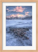 Sunset, Annie Lake, Yukon, Canada Fine Art Print