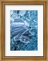 Looking Through Ice, Iceland Fine Art Print