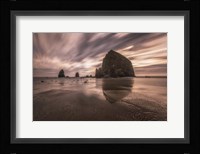 Sunset on a Beach in Seattle, Washington Fine Art Print