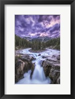 Sunwapta Falls, Jasper National Park, Alberta, Canada Framed Print