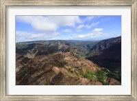 Aerial View Of Waimea Canyon, Kauai, Hawaii Fine Art Print