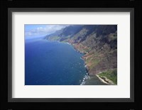 Aerial View Of Na Pali Coast Fine Art Print