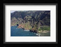 Aerial View Of Na Pali Coast, Kauai Fine Art Print